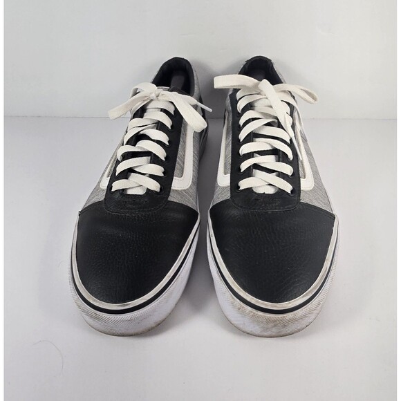 VANS Men’s Old Skool Black White Gray Low Top Skate Shoe Sneaker Size 11 - Picture 5 of 9